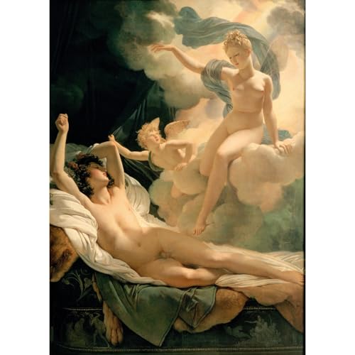 Impression giclée Pierre Guerin Narcisse et Morphée pour habiller un grand mur vide avec une toile