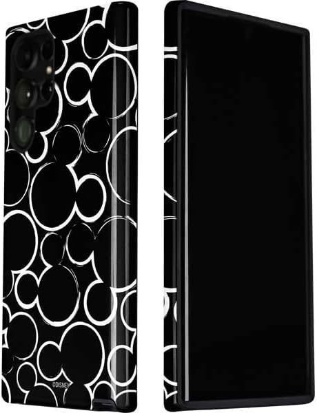 Skinit Pro Phone Case Compatible with Galaxy S22 Ultra - Officially Licensed Disney Mickey Mouse Logo Pattern Design