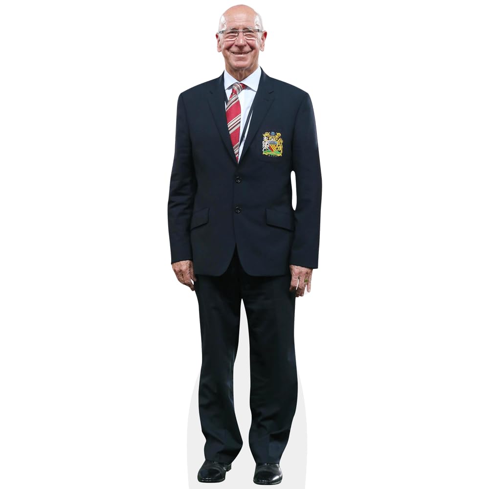 Celebrity Cutouts Mini Size Cutout Bobby Charlton (Red Tie)