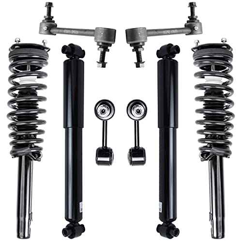 Detroit Axle Replacement for Ford Fusion Mercury Milan [ 2.5L ONLY ] Front Struts + Rear Shock Absorber + Sway Bars - 8pc Set