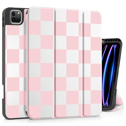 Étui pour iPad Pro 11 2022 2021 2020 antichoc avec porte-crayon et coque fine TPU souple