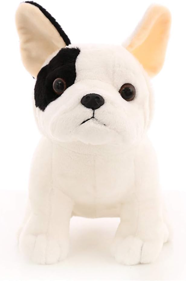 TAMMYFLYFLY New French Bulldog Plush Toy Sitting Pose Mascot Dog Stuffed Doll for Kids Gift 10" Gift for Kids