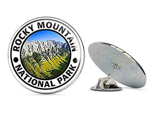 Round Rocky Mountain National Park (Hike Travel rv) Metal 0.75
