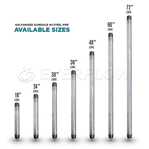 Supply Giant Qdhm2030 Galvanized Steel Pipe, Pre Cut 2 In. X 30 In. #TOP4