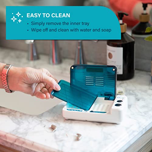 Hearing Aid Dryer Dehumidifier – Cochlear Implant & Hearing Aid Cleaner Removes Sweat & Moisture From Hearing Aids & Wireless Earbuds In High Humidity – Hearing Aid Dehumidifier By Serene Innovations #TOP4