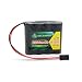 GEILIENERGY NiMH Receiver RX Battery with Hitec Connectors 4.8V 2000mAh High Capacity Rechargeable Battery Pack for RC Receivers, RC Aircrafts and More
