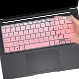 Keyboard Cover for ASUS Vivobook S5402 K3402 S3402 M1402 M1405 TN3402 14 Inch Laptop Ultra Thin Protective Keyboard Skin US Layout (Not fit K3400 M3401)-OmbrePink
