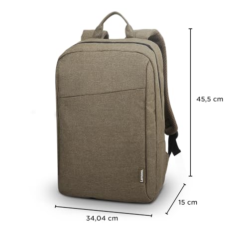 Image of Lenovo B210 15.6-Inch Laptop Backpack, Camo Green - Water-Repellent Computer Bag for Men & Women, Lightweight Travel Backpack with Padded Laptop Sleeve, Durable Casual Daypack