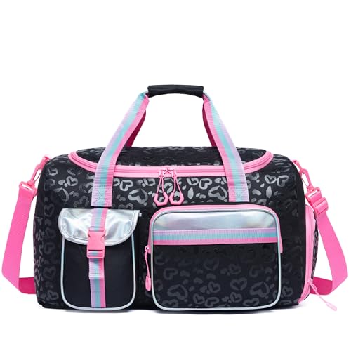 HTgroce Borsone Palestra Bambina Borse sportive per bambini Borsa Sport Piscina Weekend Bambine con...