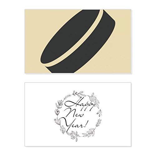 Tarjeta de felicitación de año nuevo geométrica Discus Sport para decorar tu hogar