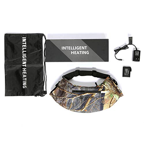 Savior Heated Hand Muff, Rechargeable Battery Electric Heating Hand Warmer Pouch for Outdoor Recreation Hunting Ice Fishing Camping Travel, Last 10 Hours (Camo) - Thumbnail 6