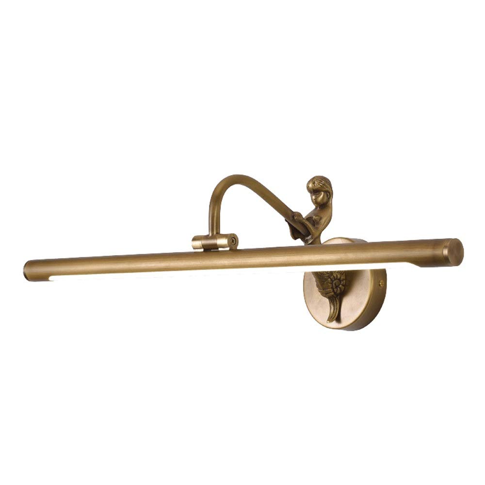 Luz espejo baño, luz frontal espejo LED 7 W, lámparas espejo 4000 K, luces maquillaje, lámpara gabinete con espejo, mesa maquillaje con iluminación, montaje en superficie, blanco neutro