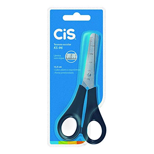 Tesoura Escolar, CIS, 240.9301, Preto