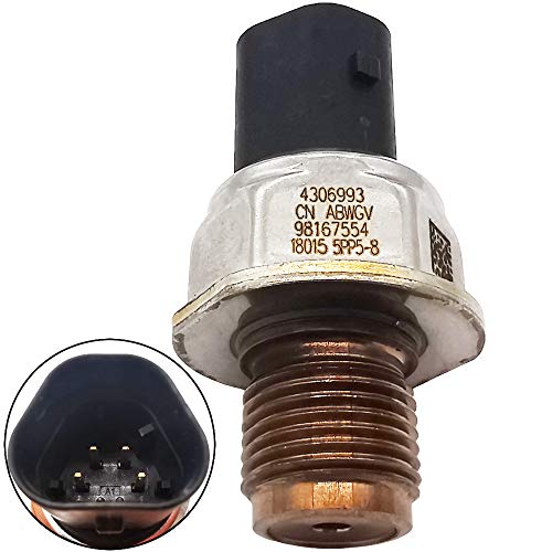 Automotive-leader 68210175AA 4306993 Fuel Rail Pressure Sensor Replacement for Ram 2500 2013-2017, Ram 3500 2013-2017, Ram 4500 2013-2018, Ram 5500 2013-2018