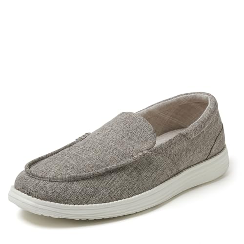 Dearfoams Men's Ronan Lightweight Casual Slip on Shoes Loafer