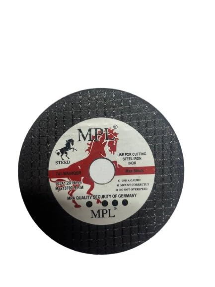 4-inch Cut Off Wheel – Double Net- for Metal & Stainless Steel- Cutting - black colour (30) (B0DCZ36NPF) Amazon Price History, Amazon Price Tracker