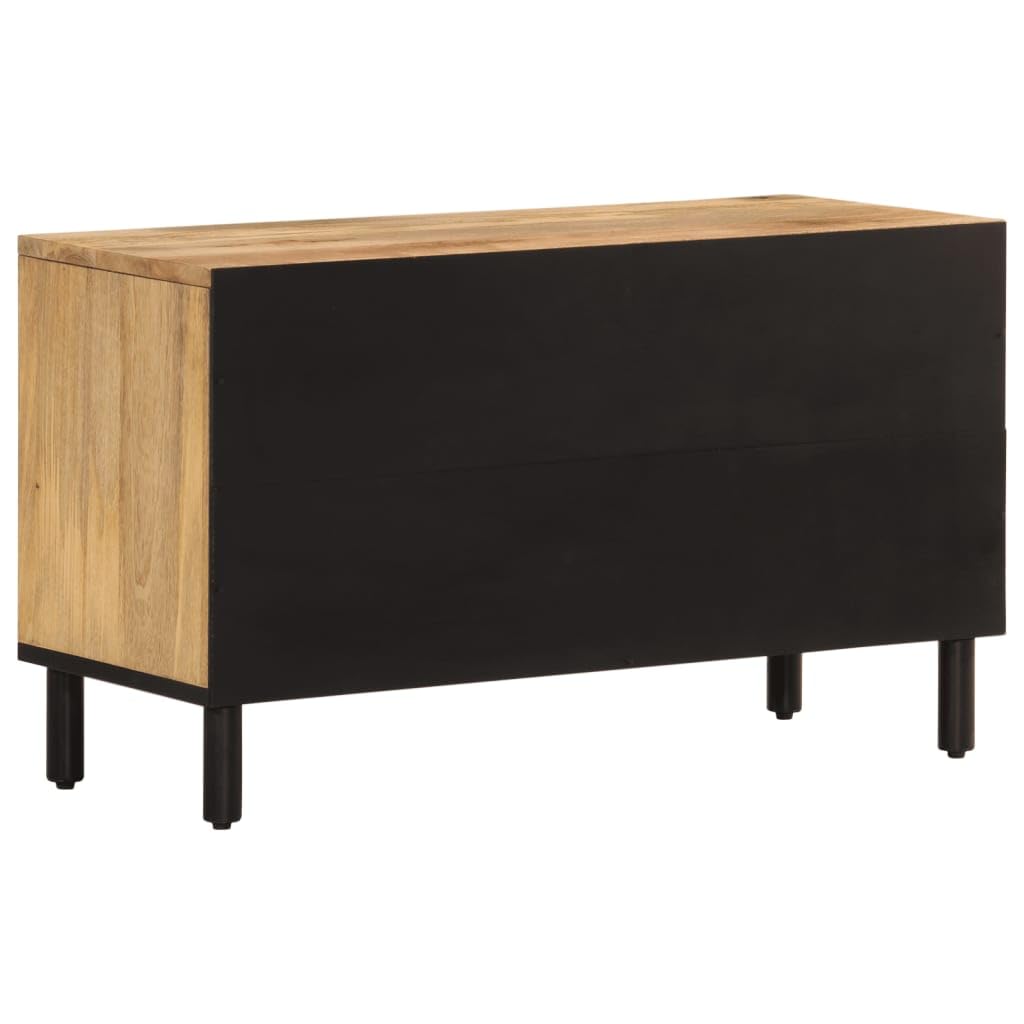Mobile TV 80 x 31 x 46 cm, in legno massiccio di mango, mobile