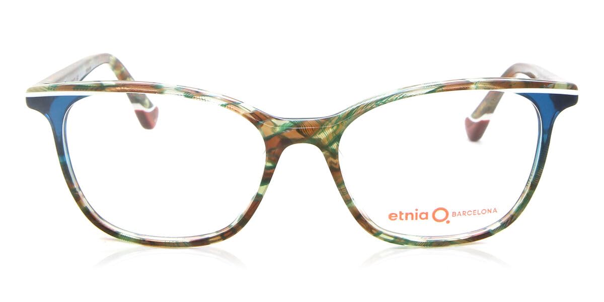 Etnia Barcelona COCO Green Striped Brown 51/16/140 Unisex Brillenfassungen