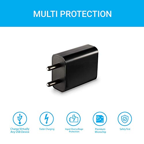 Image of SYSKA WC-2.4AD 2 Port Fast Charging Travel Adapter for Samsung - Black