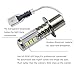 CALAIS Super Bright White H3 30W 1200LM LED Bulbs for DRL or Fog Lights Plug-n-Play(pack of 2)