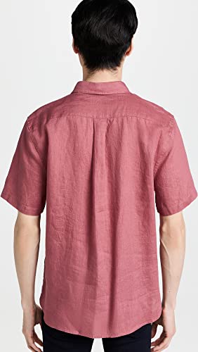 Vince Men's Linen Short Sleeve Shirt3