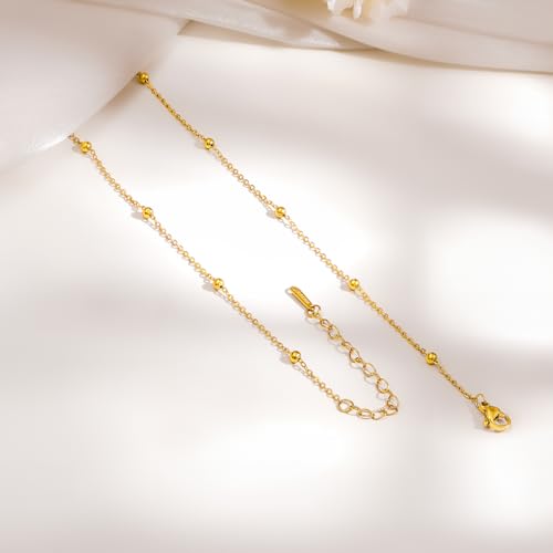 Image of Rubans Demi Fine Stainless Steel Pendant Chain Daily Gift for Women & Girls