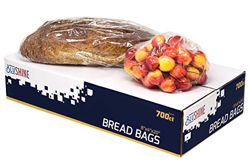 [Pack Of 700] Clear Bread Bags For Homemade Bead With Gusset 8