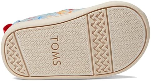 TOMS Boy's Alpargata Loafer Flat, Pastel Blue Dinos, 6 Toddler | Image 2
