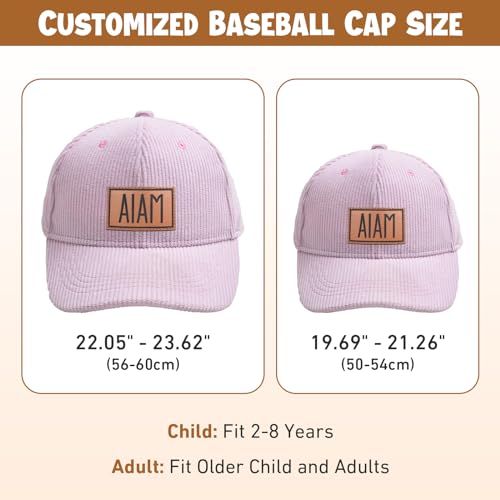 Personalized Toddler Baseball Hat, 2-8 Kids Trucker Cap, Adjustable Sun Hats with Name for Children and Adults2