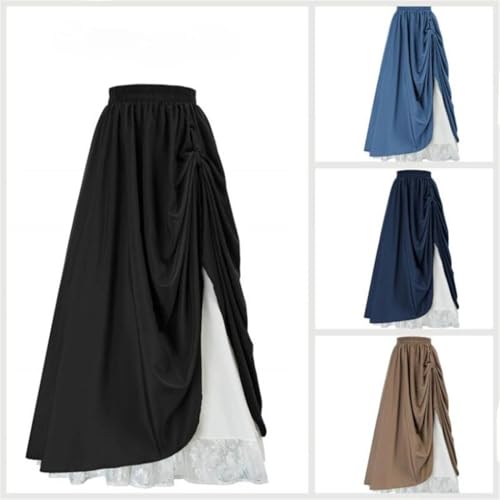 Retro Skirt Women Temperament Party Wear Long Skirts Woman Clothing Chic Streetwear2