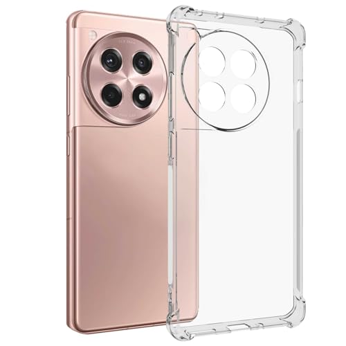 Image of Back Cover Transparent Soft Silicone Scratch Resistant Anti Slip Back Cover Case for OnePlus 12R - Transparent