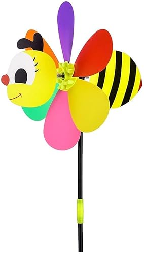 Garden Pinwheel, Colorful Plastic Animal Shaped Wind Spinner Windmill Kids Toy for Outdoor Indoor Garden Yard Lawn Patio Party Decorations(7)