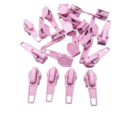Bobines de nylon #5 rose clair avec curseurs automatiques pour couture
