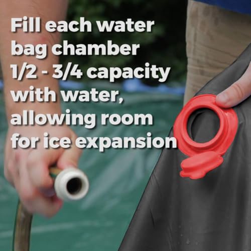 Bolsas de Agua Dobles para Piscina 10 ft Negro 10 Pzas miniatura 6