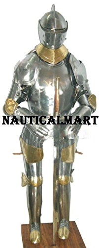NauticalMart Renaissance Armor Wearable Medieval Suit of Armor - LARP, Reenactment Costume