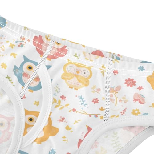 KLL Cute Owl Animal Cartoon Toddler Boys' Pure Cotton Underwear Cute Undies4