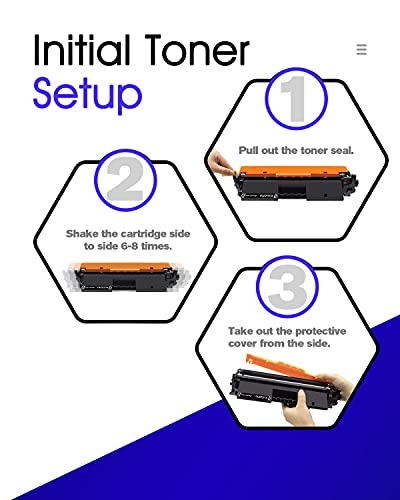 GPC Image Compatible Toner Cartridge Replacement for HP 17A CF217A Toner Compatible with Laserjet Pro M102w M130nw M130fw M130fn M102a M130a Laserjet Pro MFP M130 M102 Series Printer Tray (1 Black)