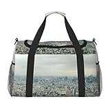 Tokyo - Bolso bandolera con vista de pájaro para mujer y hombre, bolsa de viaje para el hombro, bolso de trabajo diario