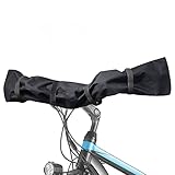 XTDMJ Ebike Lenkerschutzhülle Transportschutz und Wasserdichter Sitzbezug, Fahrrad Schutzhüllemit 4 Klettverschlüssen Winterschutz für Meisten Ebike