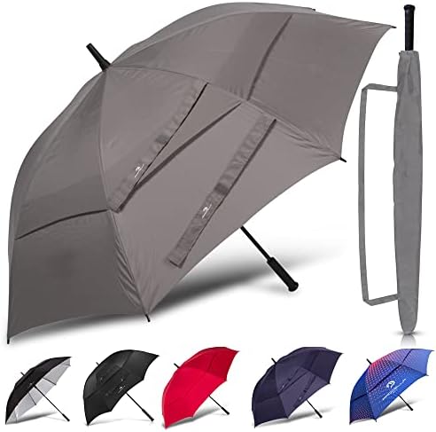 Procella Golf Umbrella Large 62 inch Windproof Waterproof - Automatic Open - Portable - for Men and Women