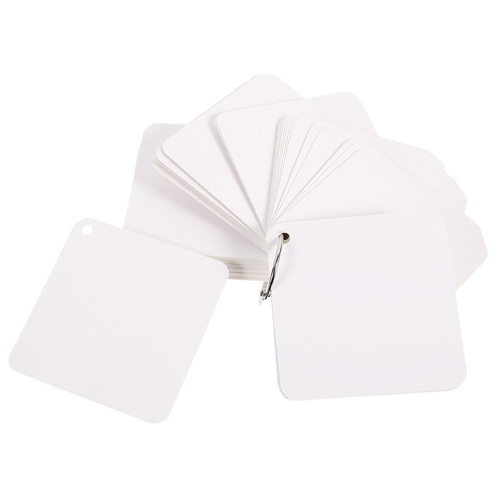 Cartes de Notes Vierges 300 Feuilles en Papier, Fiches de Bureau