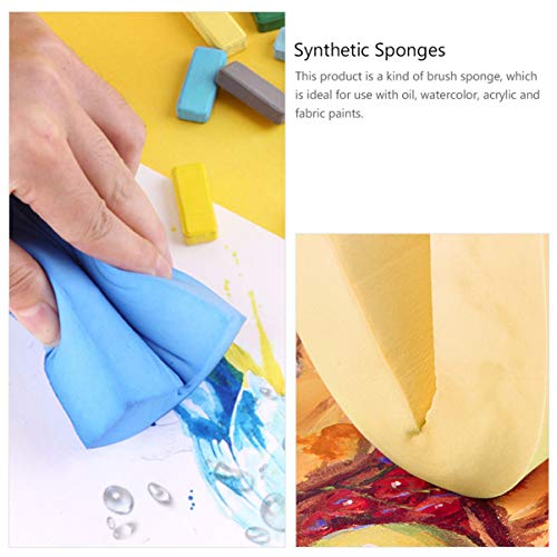 Tomaibaby 2 stks Schilderen Sponzen Synthetische Kunstenaar Sponzen Aquarelletjes voor Art Craft Aardewerk Klei… - Image 4