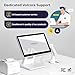 Volcora Retail and Restaurant POS Terminal Machine for Small Business, Point of Sale Cash Register with Windows 11 Professional, 15.6” Touch Screen, White, Hardware Only