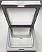 RecoveryChip White Diamond Square AA Medallion Challenge Coin Chip Display Stand Holder Magic Suspension Box