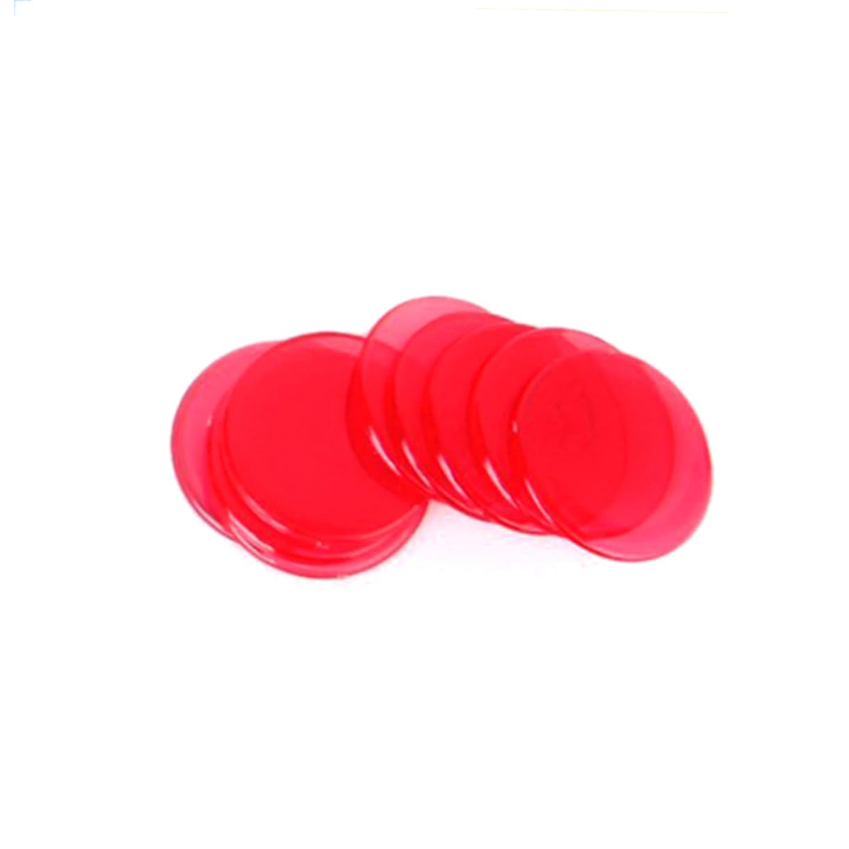 Toyvian Bingo Chips 30 Pcs Transparent Plastic Counters for Kids Math Learning and Classroom Games Counting Sorting Addition Subtraction - Image 3
