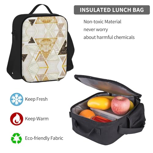 Sac à dos réglable et set de repas géométrique pour les journées de cours - 7