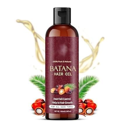 Batana Oil for Hair Growth By Dr Sebi Sourced From Honduras | Promotes Thicker, Shiny, Stronger & Healthy Hair and Hair Fall Control | 100 ml