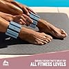 RBX Adjustable Ankle & Wrist Weights, Customizable for Pilates, Yoga, Walking, Barre, Home Workouts & Strength Training (Blue) #4
