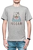 Vegan Ramen Hombre Camiseta Gris Tamaño S - Men's T-Shirt Grey