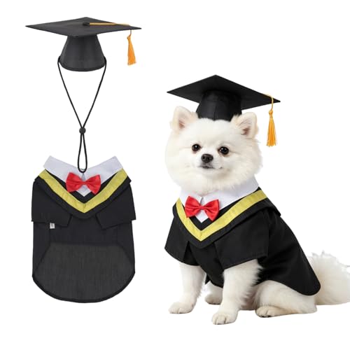 Disfraz de Graduación 2 Pzs para Perros y Gatos